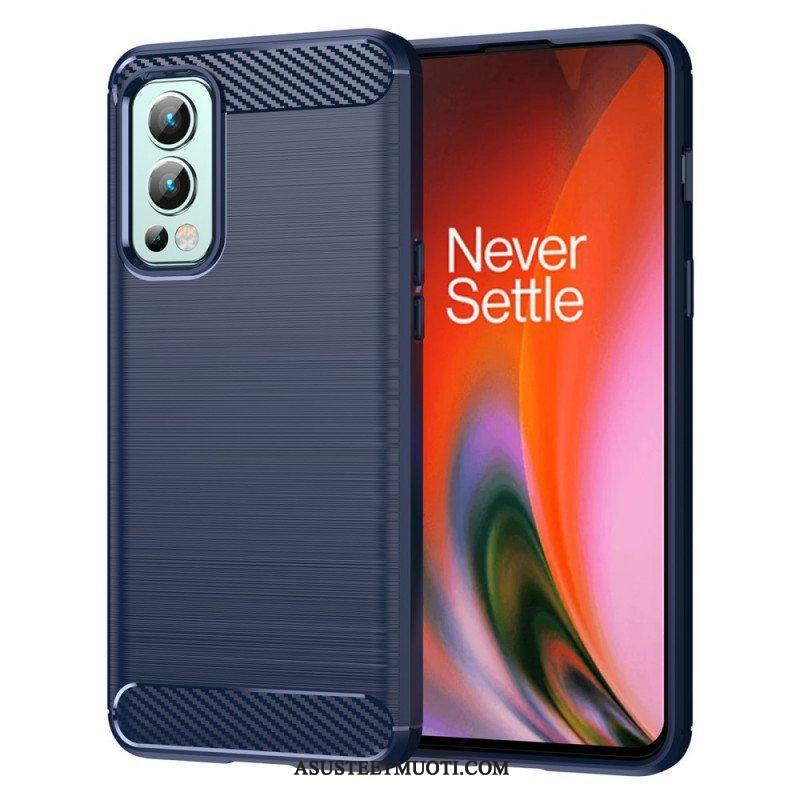 Kuori OnePlus Nord 2 5G Harjattua Hiilikuitua