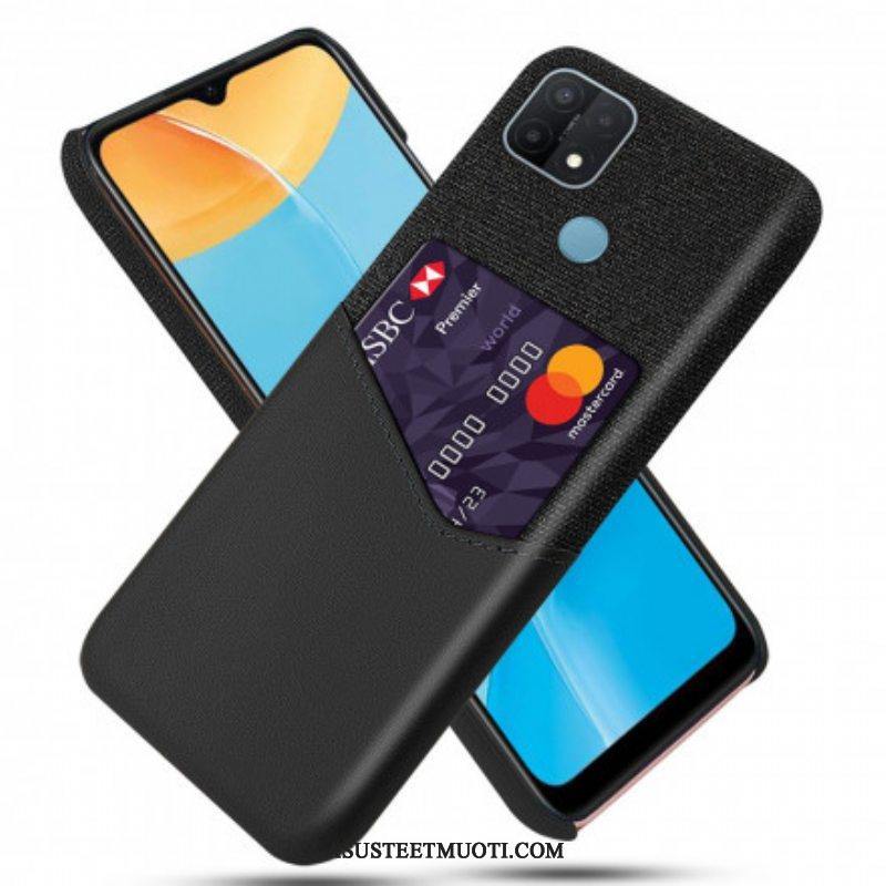 Kuori Oppo A15 Ksq-korttikotelo