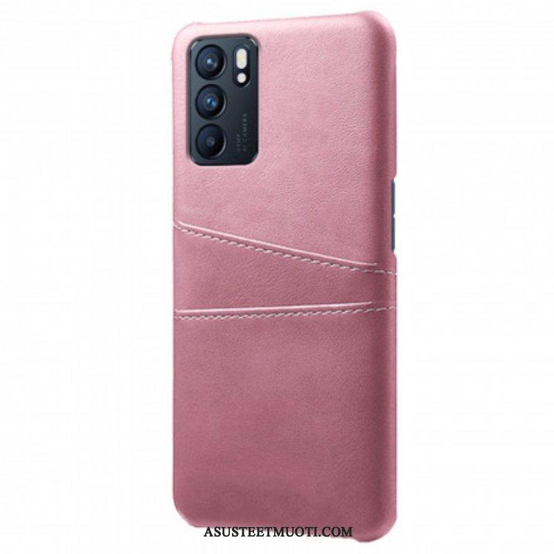 Kuori Oppo Reno 6 5G Ksq-korttikotelo