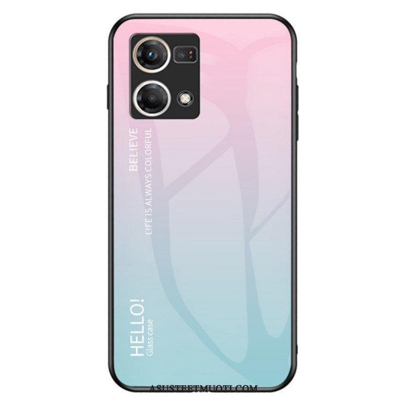 Kuori Oppo Reno 7 Karkaistu Lasi Hello