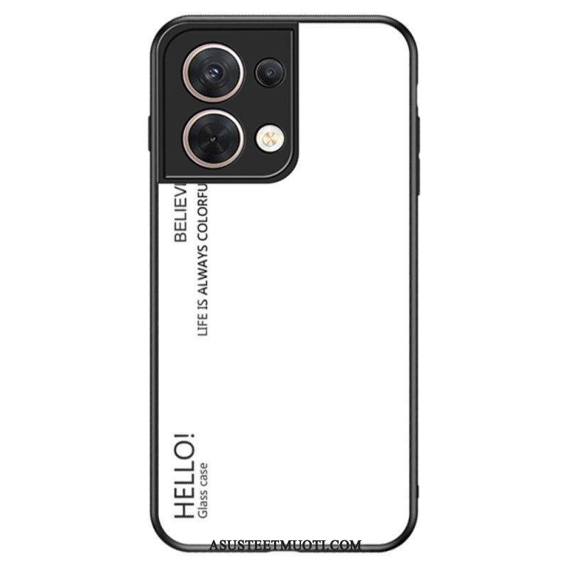 Kuori Oppo Reno 8 Karkaistu Lasi Hello