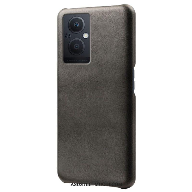 Kuori Oppo Reno 8 Lite Nahkaefekti