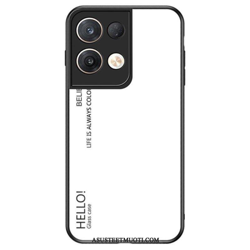 Kuori Oppo Reno 8 Pro Karkaistu Lasi Hello