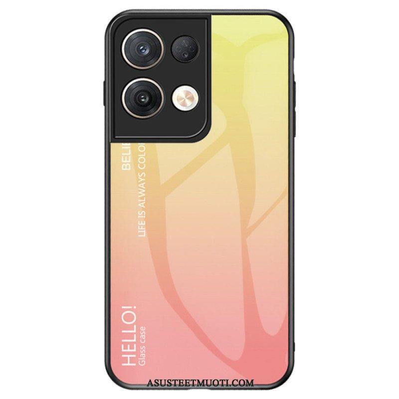 Kuori Oppo Reno 8 Pro Karkaistu Lasi Hello