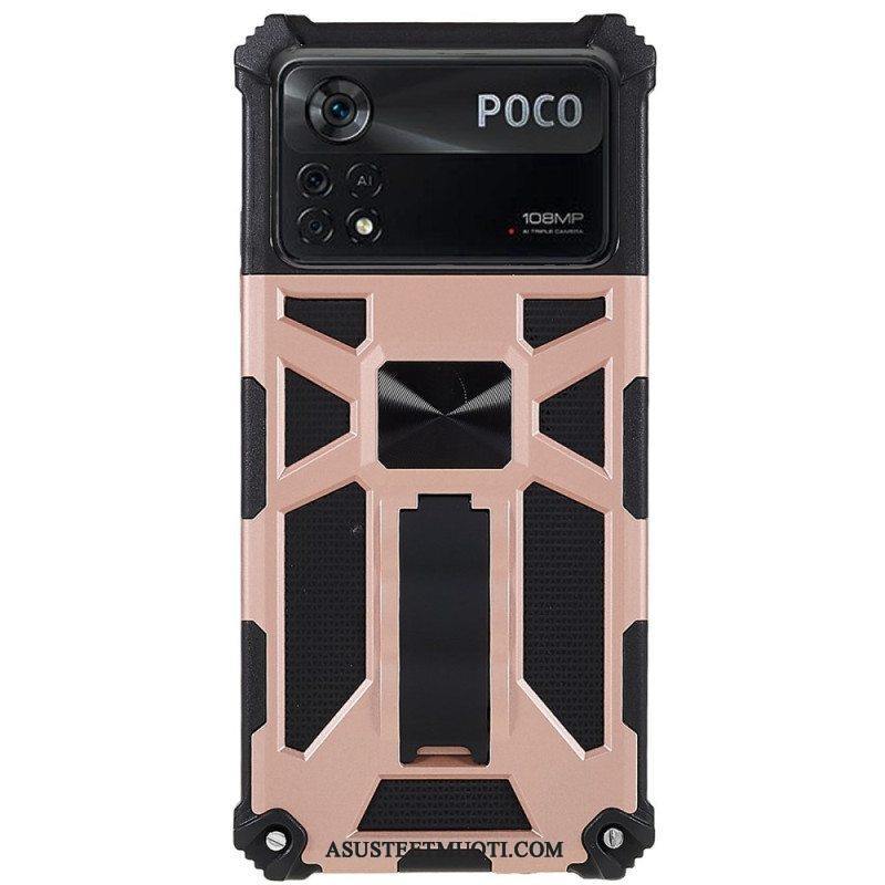 Kuori Poco X4 Pro 5G Bicolor Irrotettava Tuki