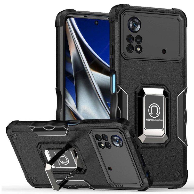 Kuori Poco X4 Pro 5G Metalliefekti Rengastuki