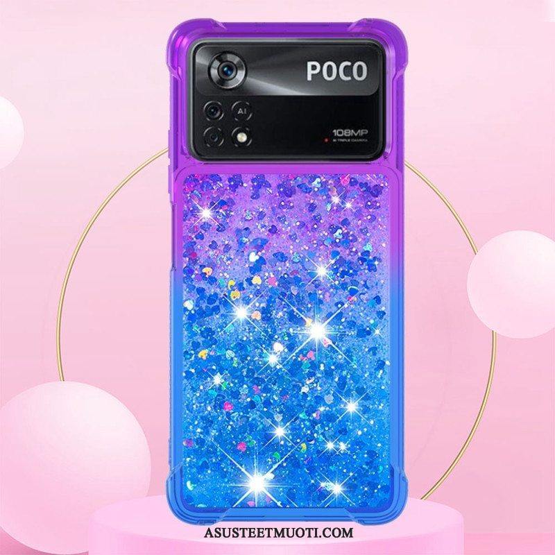 Kuori Poco X4 Pro 5G Väri Paljetteja