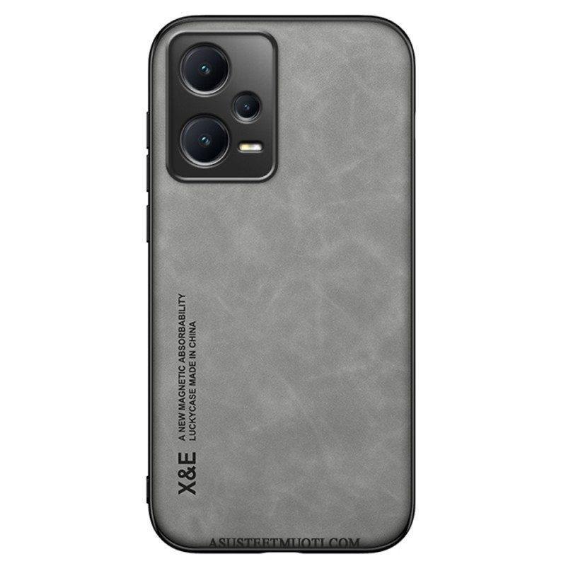 Kuori Poco X5 Pro 5G X&e Leather Effect -nahka