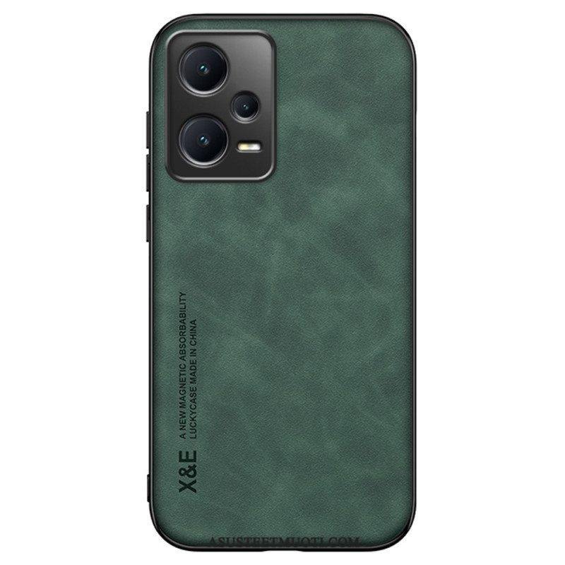 Kuori Poco X5 Pro 5G X&e Leather Effect -nahka