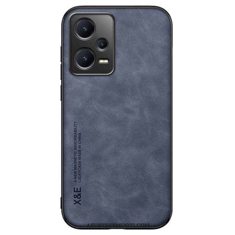 Kuori Poco X5 Pro 5G X&e Leather Effect -nahka