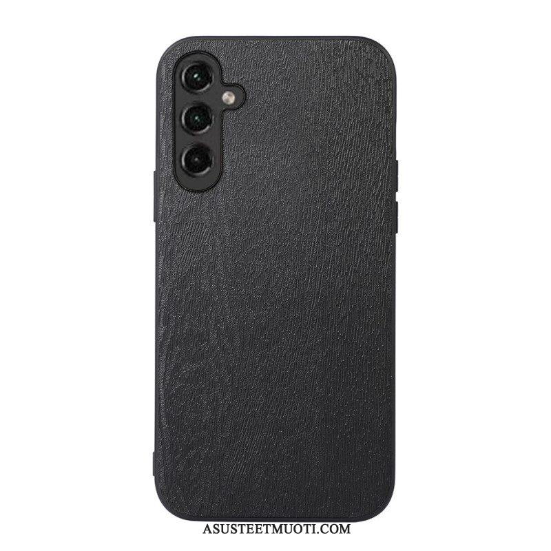Kuori Samsung Galaxy A14 / A14 5G Faux Leather Wood Effect