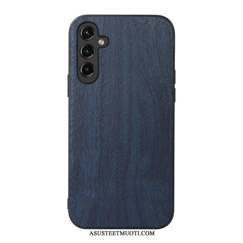 Kuori Samsung Galaxy A14 / A14 5G Faux Leather Wood Effect