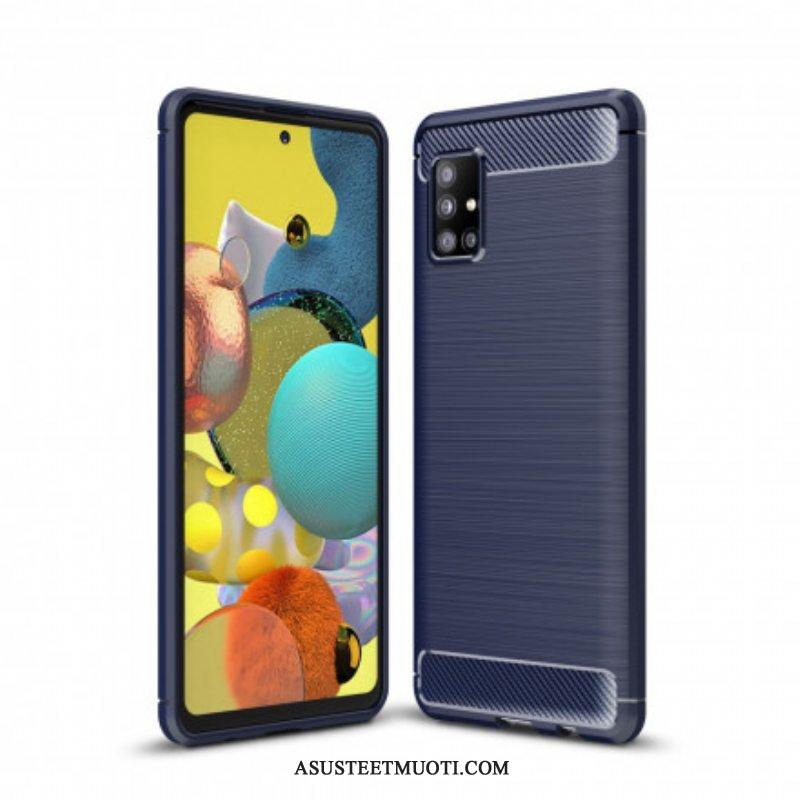 Kuori Samsung Galaxy A51 5G Harjattua Hiilikuitua