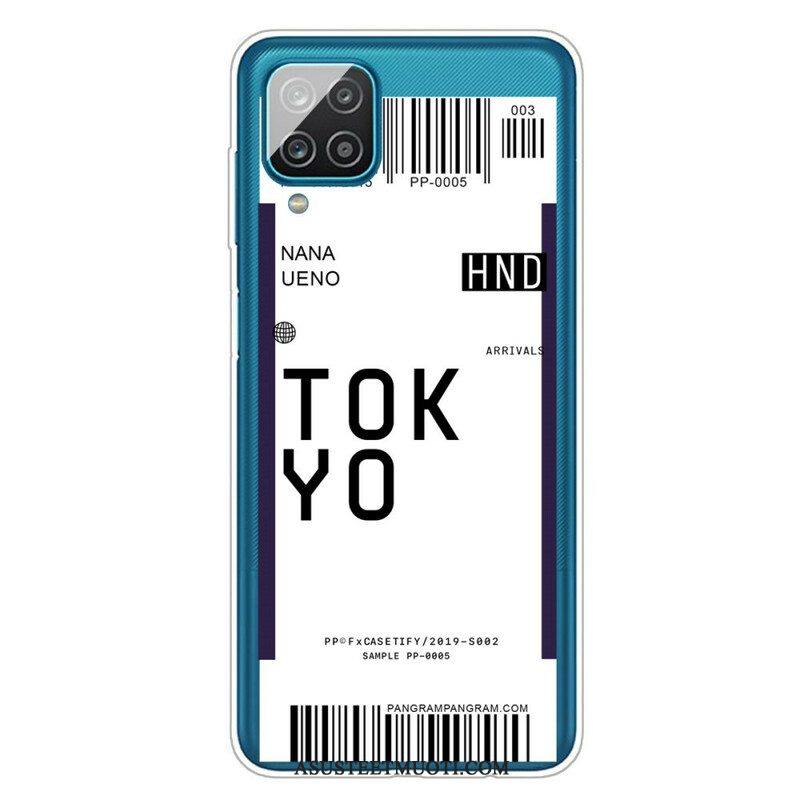 Kuori Samsung Galaxy M12 / A12 Boarding Pass Tokioon