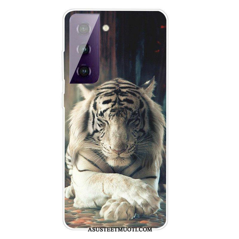 Kuori Samsung Galaxy S21 FE Joustava Tiger