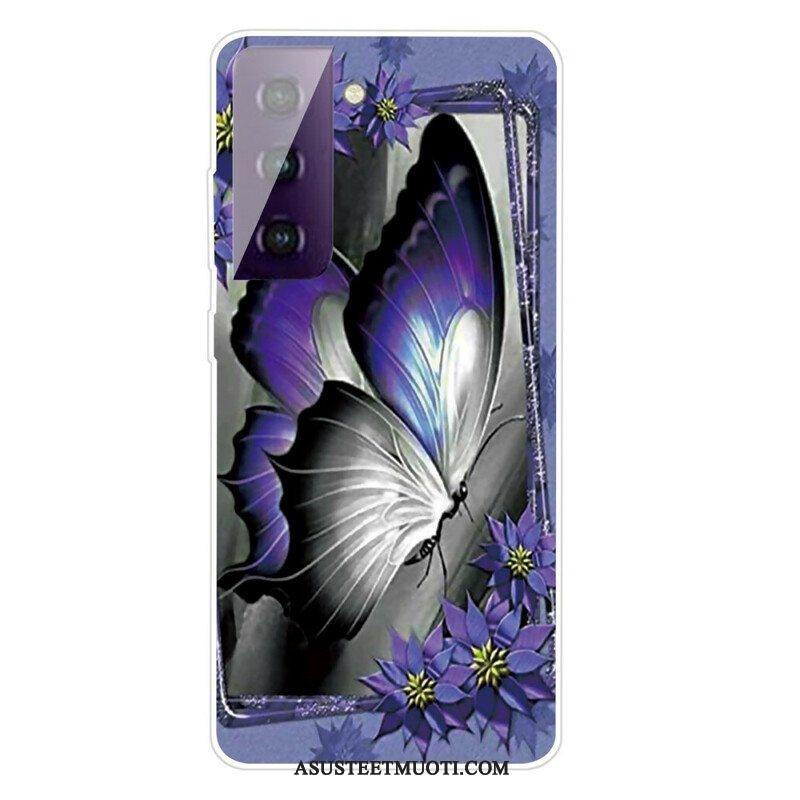 Kuori Samsung Galaxy S21 FE Perhoset Perhoset