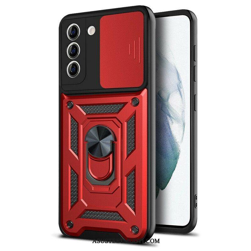 Kuori Samsung Galaxy S21 FE Valokuvamoduuli Ja Tukikansi