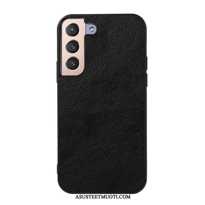 Kuori Samsung Galaxy S22 5G Litsi-nahkaefekti