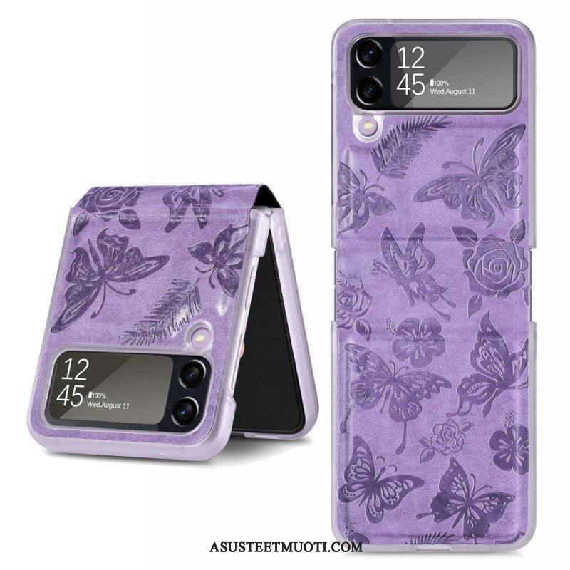 Kuori Samsung Galaxy Z Flip 4 Kotelot Flip Koi Yöllä