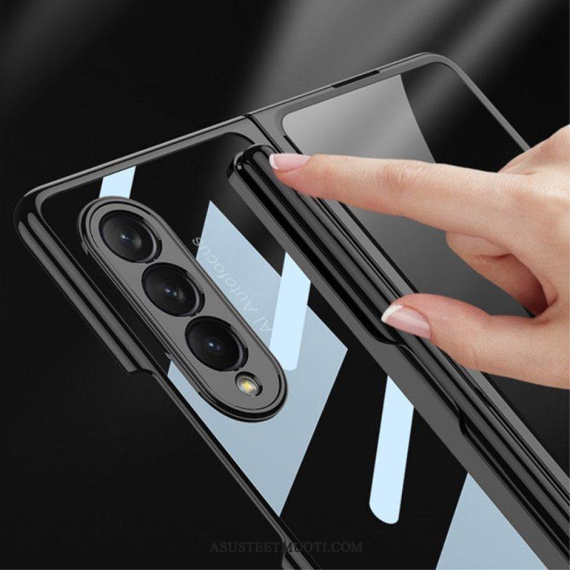 Kuori Samsung Galaxy Z Fold 3 5G Läpinäkyvä Gkk Stylus Pidikkeellä