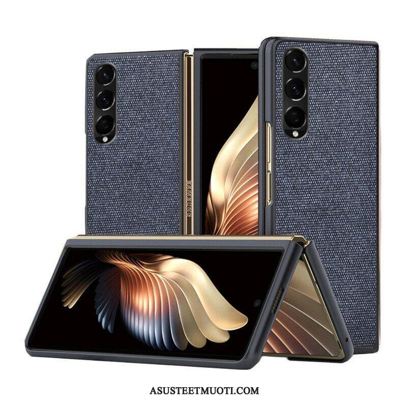 Kuori Samsung Galaxy Z Fold 3 5G Teksturoitu Nahkaefekti