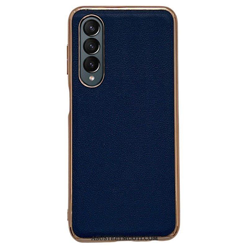 Kuori Samsung Galaxy Z Fold 4 Faux Calfskin