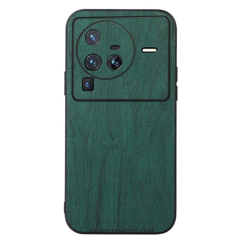 Kuori Vivo X80 Pro Faux Leather Wood Effect