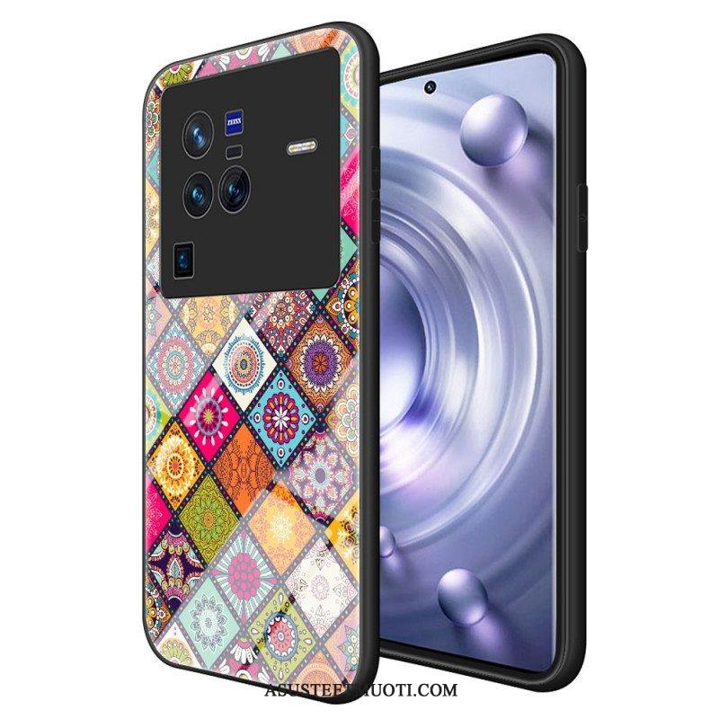 Kuori Vivo X80 Pro Patchwork Magneettipidike