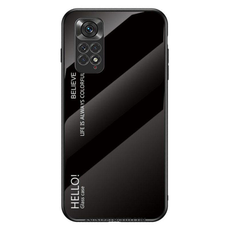 Kuori Xiaomi Redmi Note 11 / 11S Karkaistu Lasi Hello