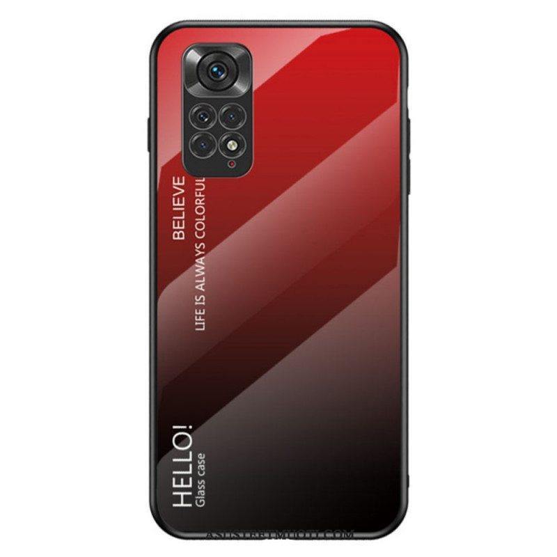 Kuori Xiaomi Redmi Note 11 / 11S Karkaistu Lasi Hello