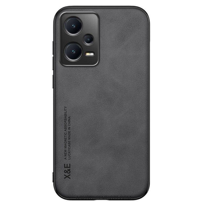 Kuori Xiaomi Redmi Note 12 Pro Plus X&e Leather Effect -nahka