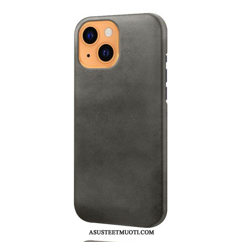 Kuori iPhone 13 Mini Ksq-nahkaefekti
