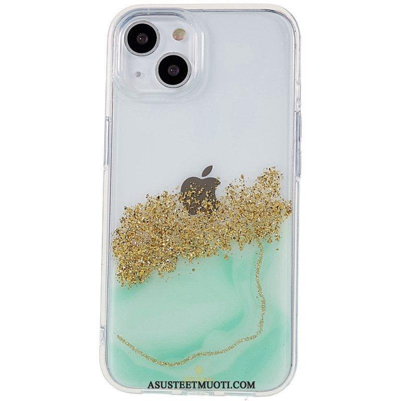 Kuori iPhone 14 Glitter Art