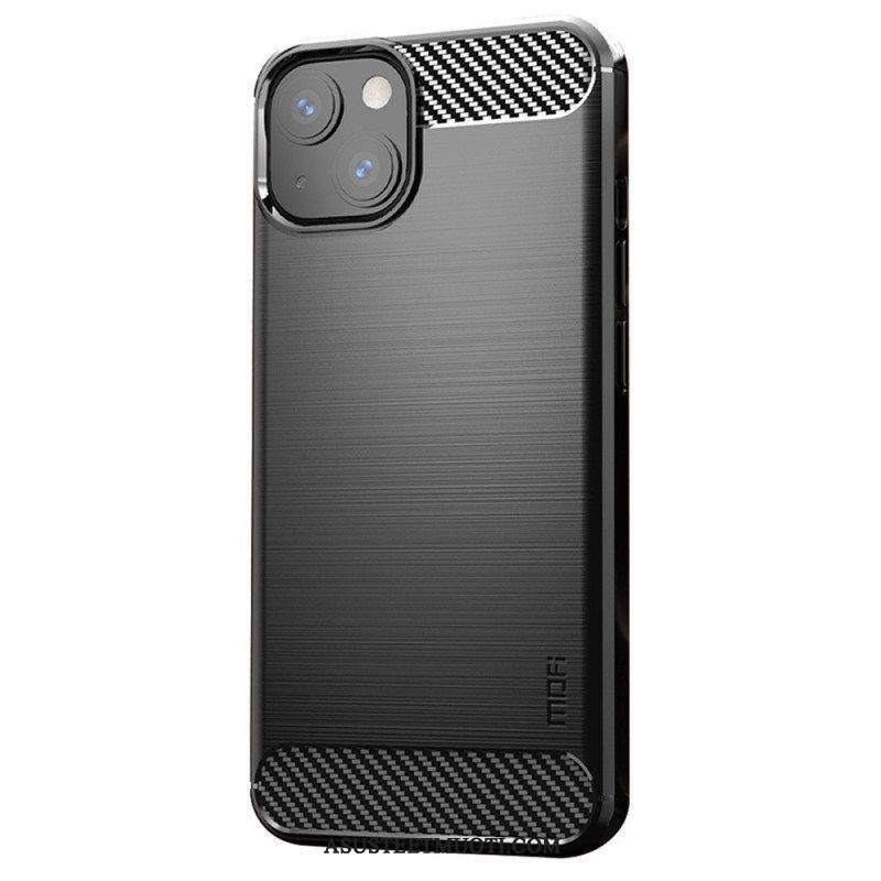 Kuori iPhone 14 Plus Mofi Harjattu Hiilikuitu