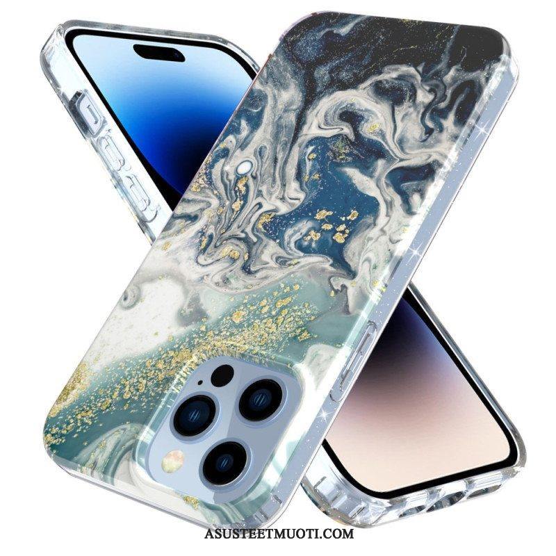 Kuori iPhone 14 Pro Max Yksittäinen Marmori
