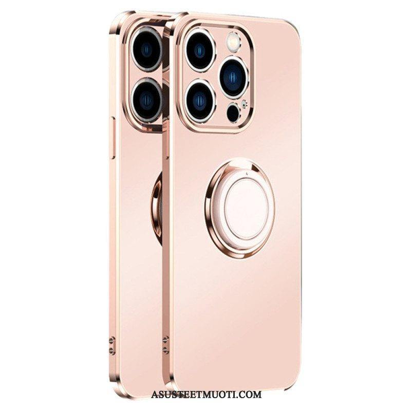 Kuori iPhone 14 Tyylikäs Metallirengas-kiinnike