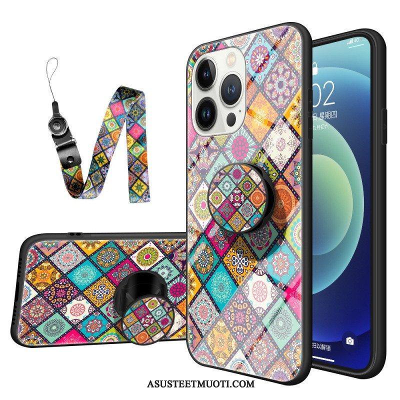 Kuori iPhone 15 Pro Patchwork