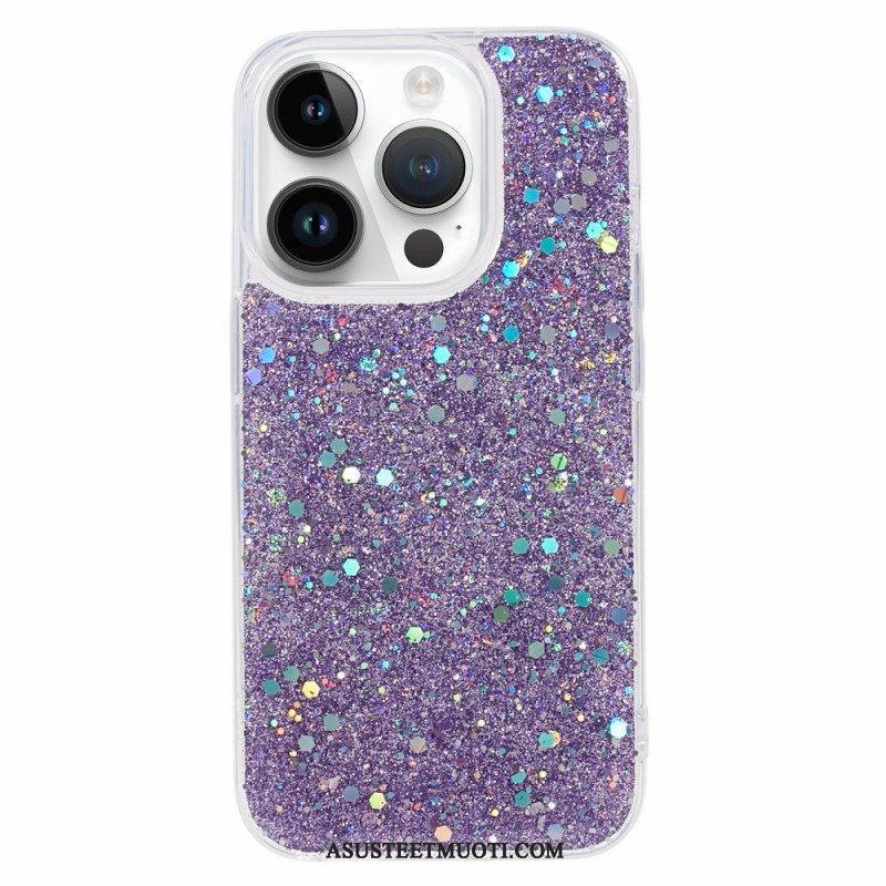 Kuori iPhone 15 Pro Pelkkää Glitteriä