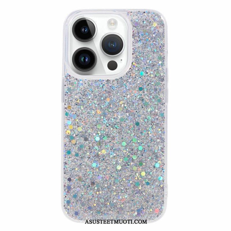 Kuori iPhone 15 Pro Pelkkää Glitteriä