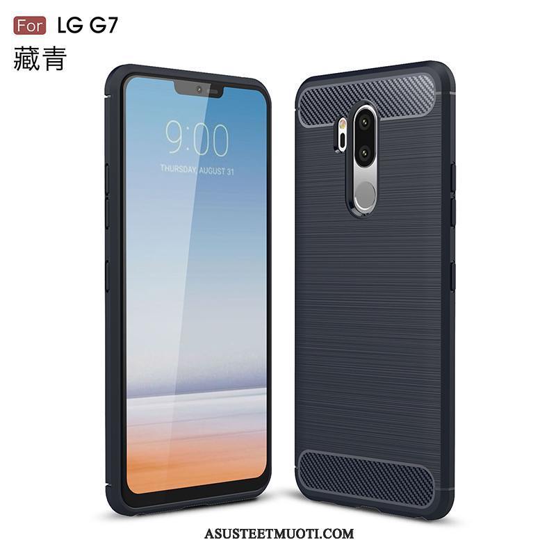 Lg G7 Thinq Kuoret Kuitu Johdin 说 Liukumaton Kuori