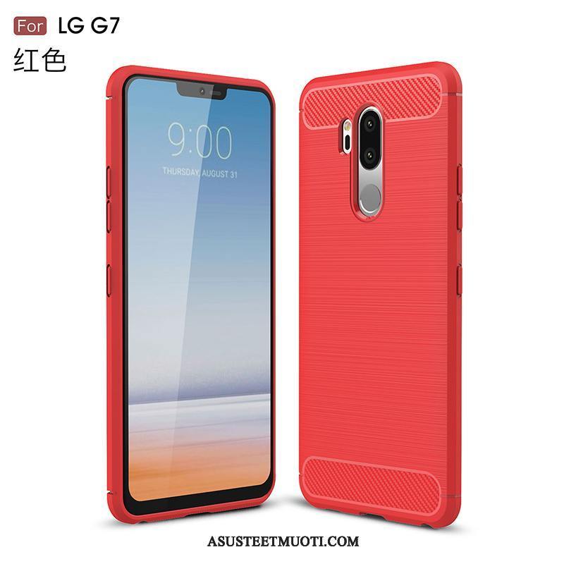 Lg G7 Thinq Kuoret Kuitu Johdin 说 Liukumaton Kuori