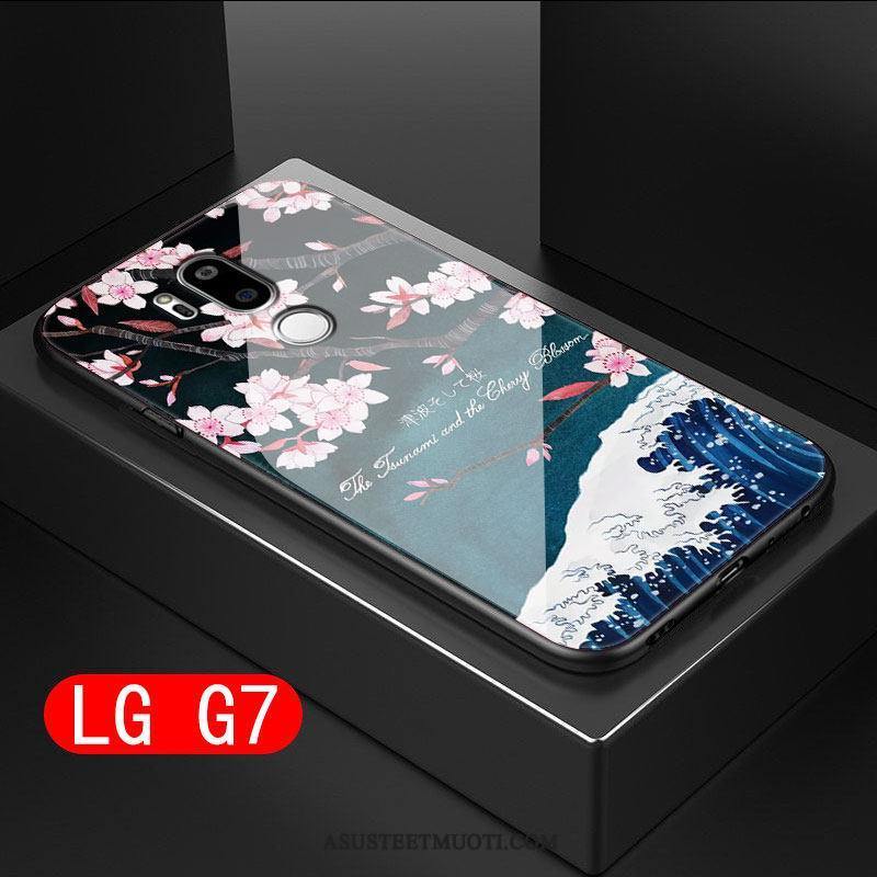 Lg G7 Thinq Kuoret Kukka All Inclusive Vihreä Kova Puhelimen