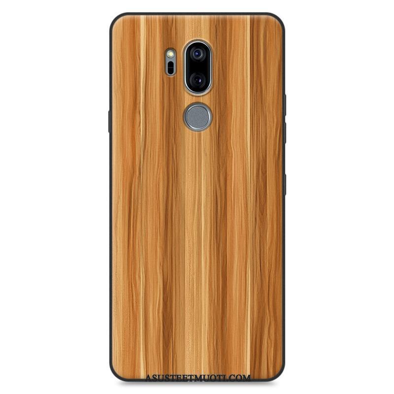 Lg G7 Thinq Kuoret Murtumaton All Inclusive Maalaus Sininen Silikoni