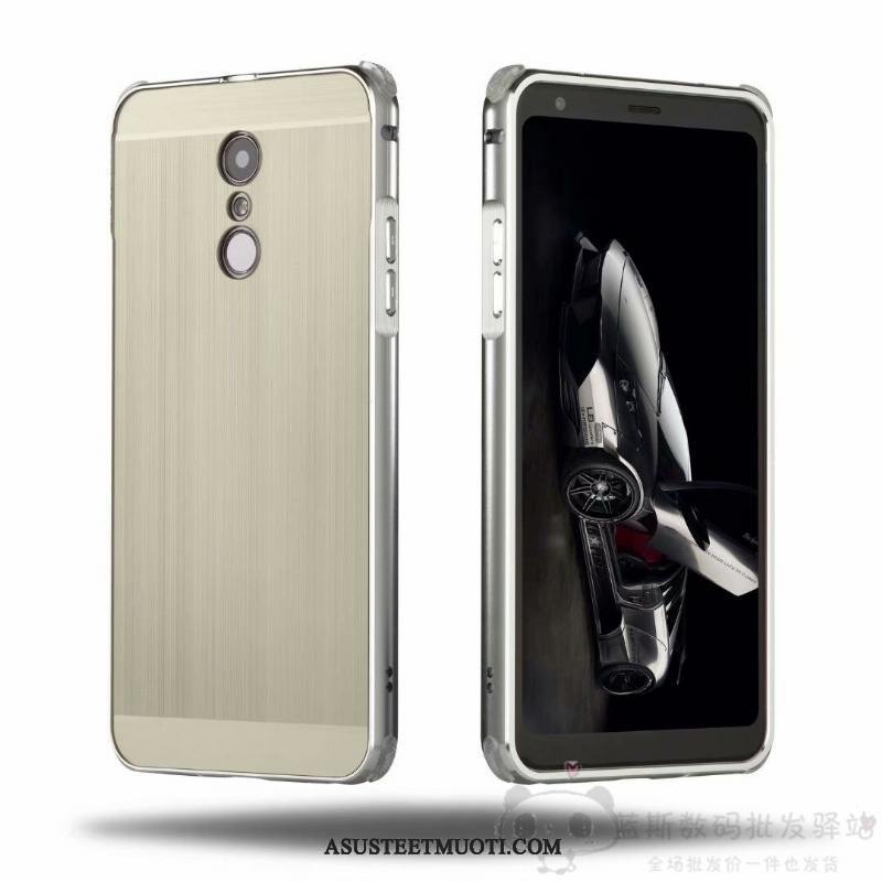 Lg Q Stylus Kuoret Metalli All Inclusive Kulta Murtumaton Suojaus