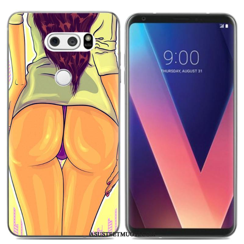 Lg V30 Kuoret Puhelimen Kotelo Luova Kuori Sarjakuva