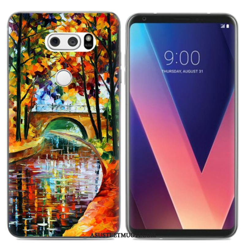 Lg V30 Kuoret Puhelimen Kotelo Luova Kuori Sarjakuva