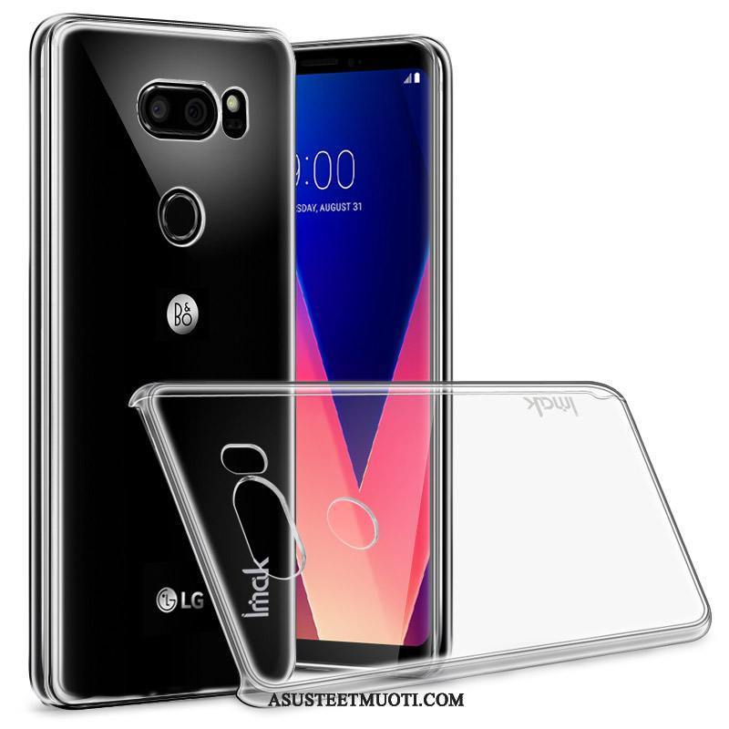 Lg V30 Kuori Kuoret Suojaus Ohut Puhelimen Luova Pesty Suede