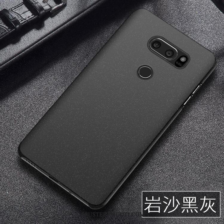 Lg V30 Kuori Kuoret Suojaus Puhelimen Kova Pesty Suede Murtumaton