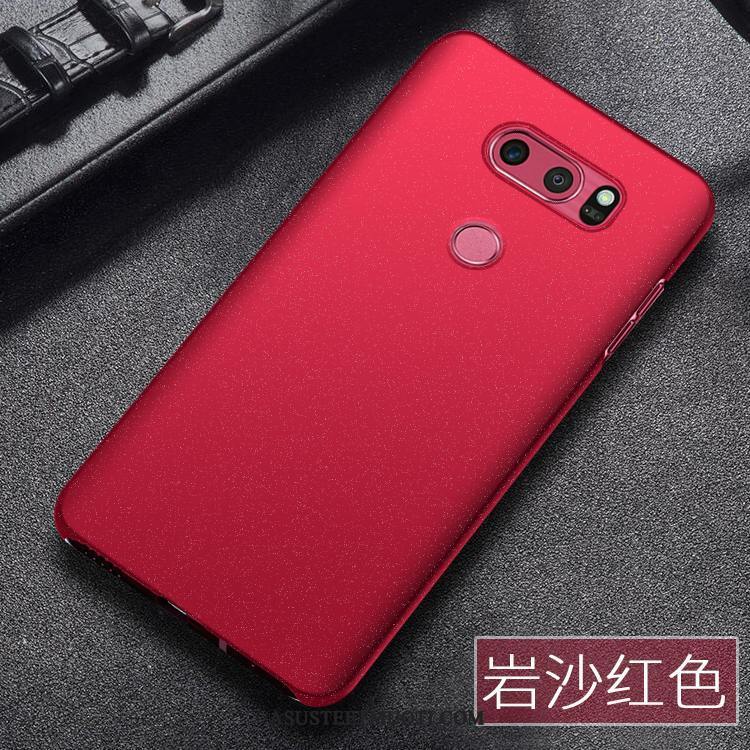 Lg V30 Kuori Kuoret Suojaus Puhelimen Kova Pesty Suede Murtumaton