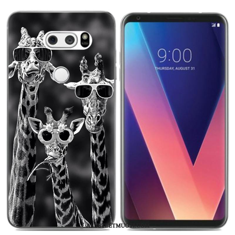 Lg V30 Kuori Kuoret Trendi Sarjakuva Maalaus Luova